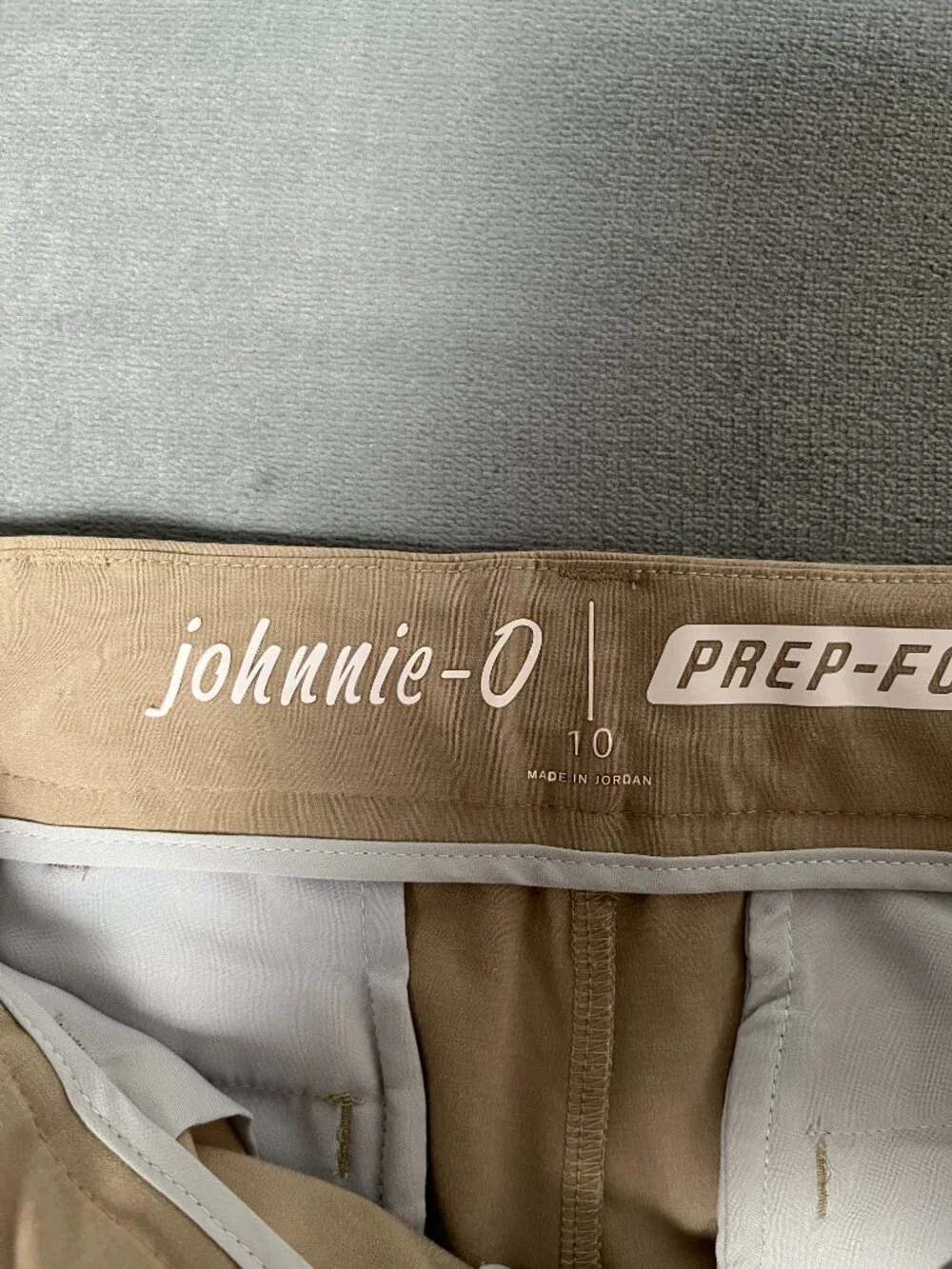 Johnnie-O Short Boys 10 Prep-Performance Beige Golf Club Performance Sports